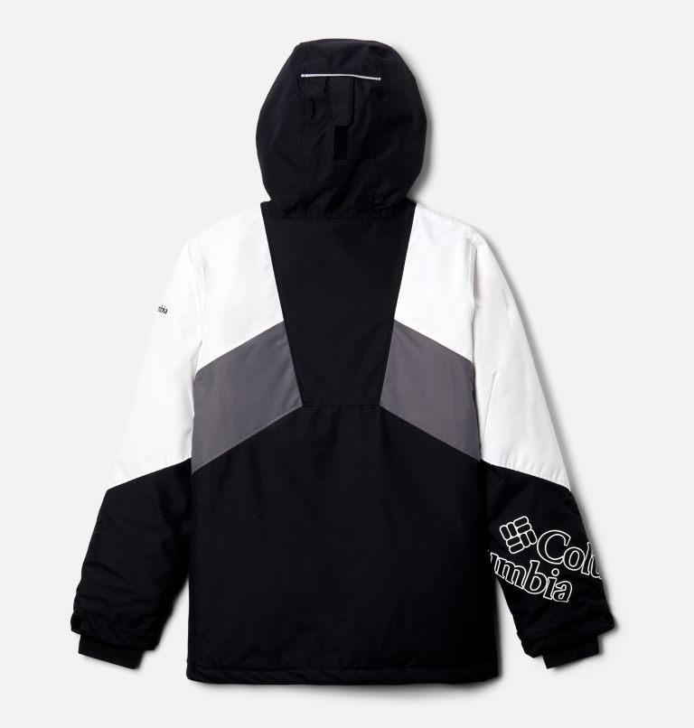 Thumbnail: Youth Alpine Diva Ski Jacket, Color: Black, White, City Grey, image 2