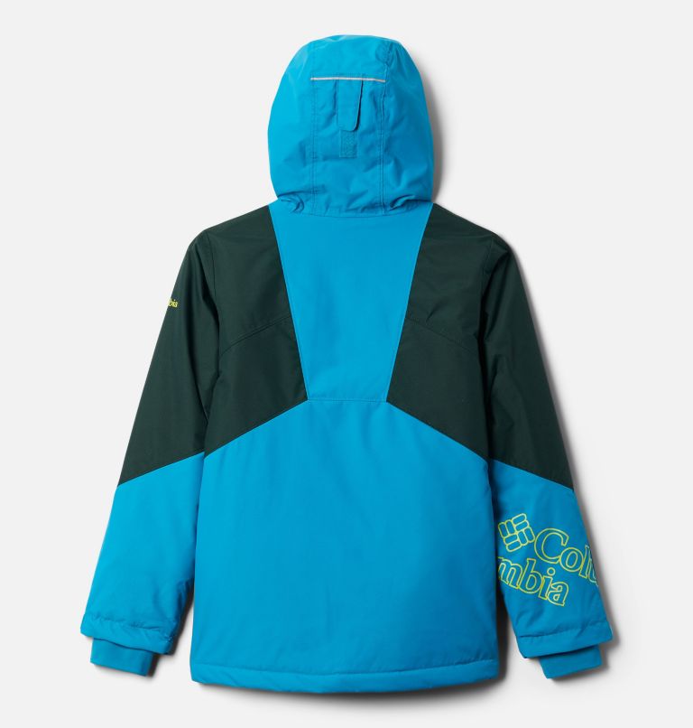 Youth Alpine Diva Ski Jacket, Color: Fjord Blue, Spruce, image 2