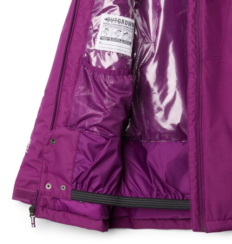 Youth Alpine Diva Ski Jacket, Color: Plum, image 3