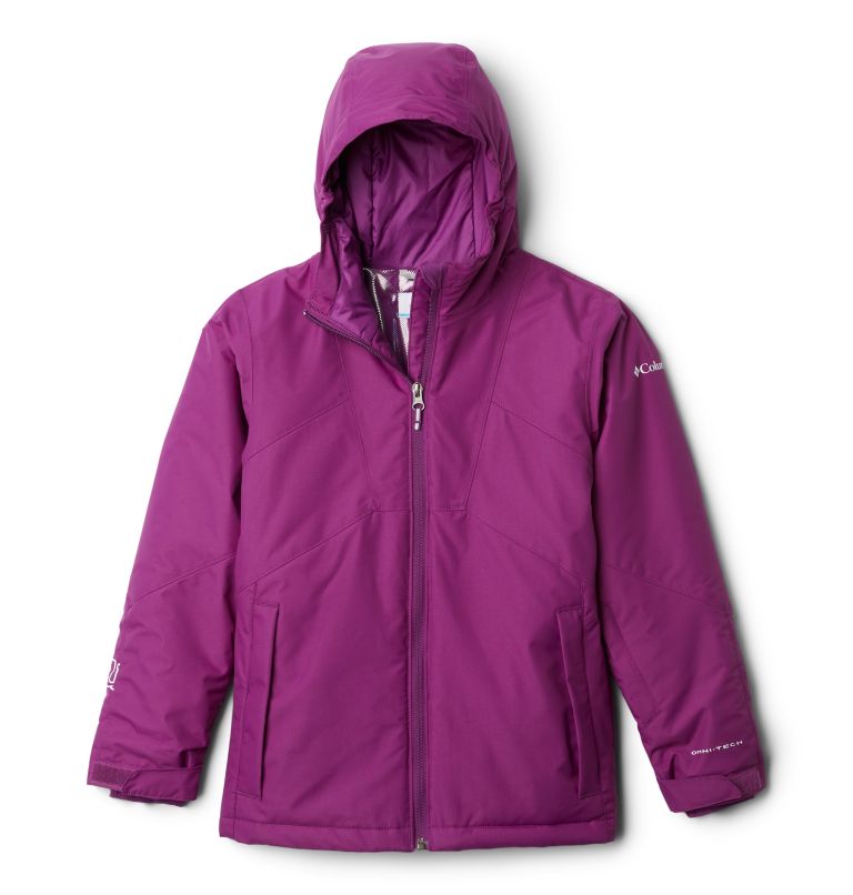 Youth Alpine Diva Ski Jacket, Color: Plum, image 1