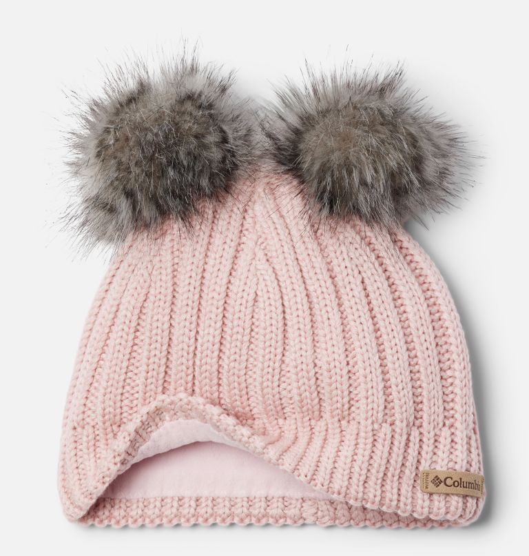 Kids' Snow Problem Beanie, Color: Satin Pink, image 2