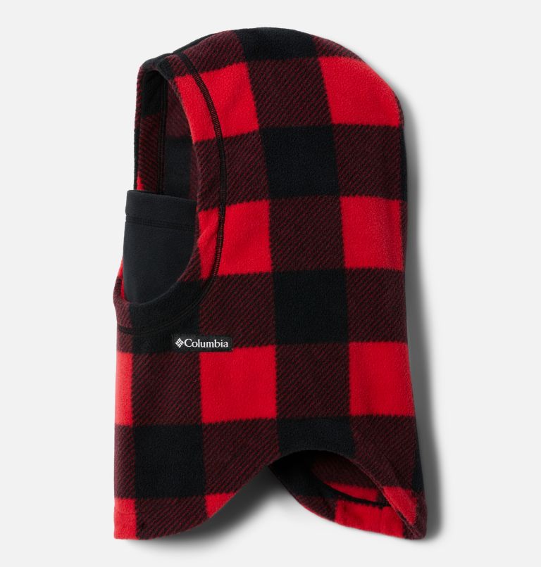Thumbnail: Kids' Frosty Trail Balaclava, Color: Mountain Red Check Print, image 1