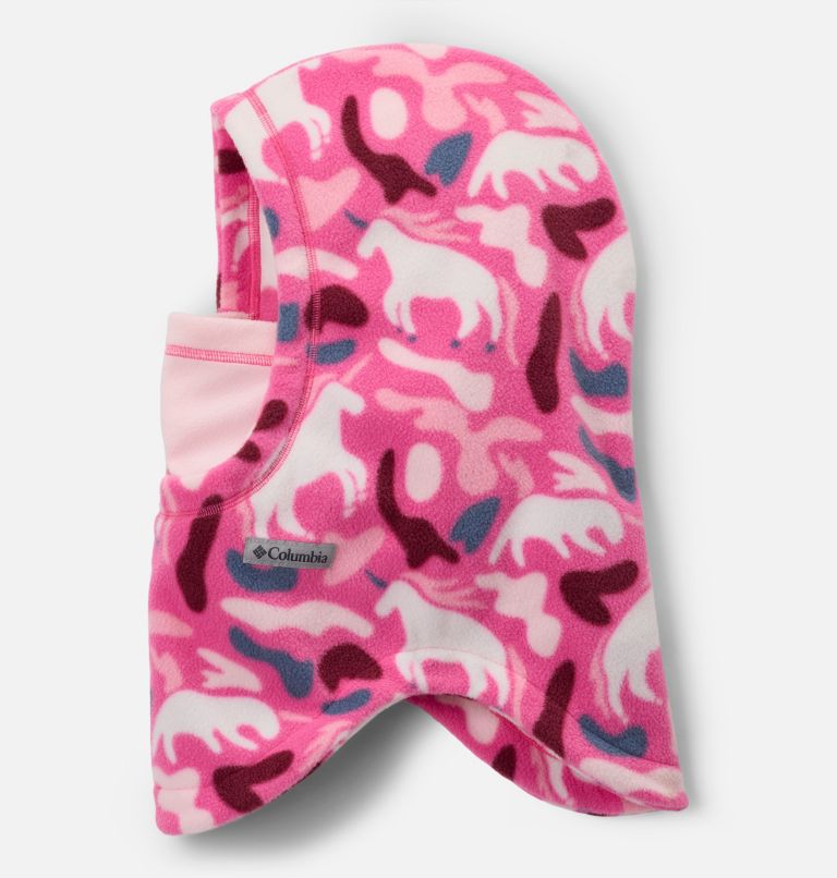 Frosty Trail Youth Balaclava, Color: Pink Ice Uniflauge, image 1