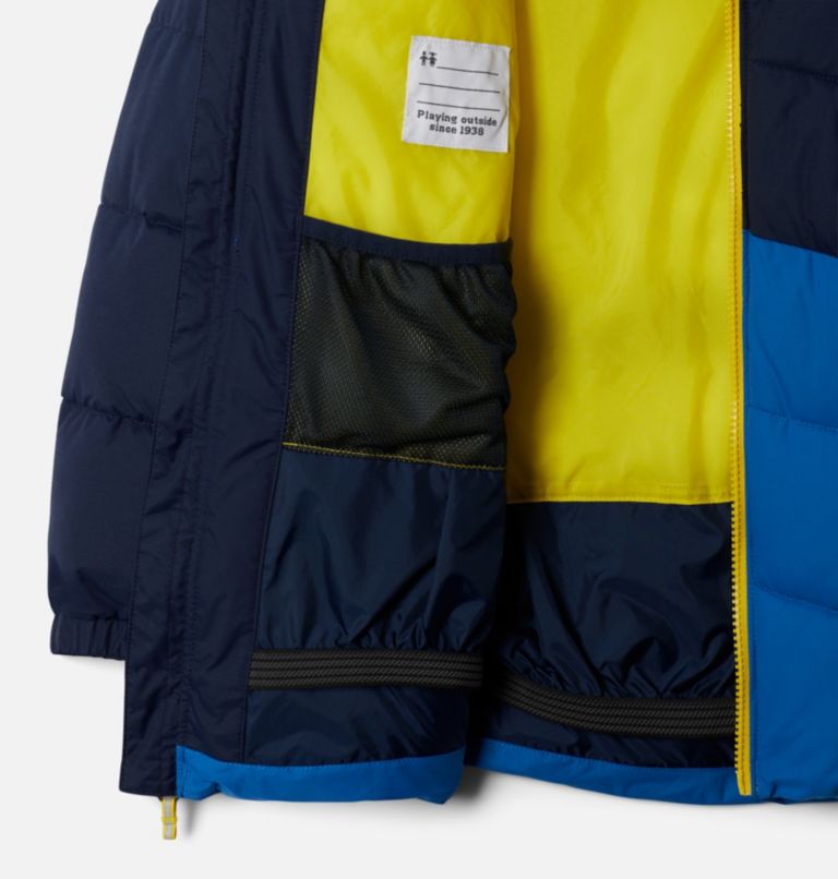 Boys' Arctic Blast Jacket, Color: Collegiate Navy, Bright Indigo, image 3
