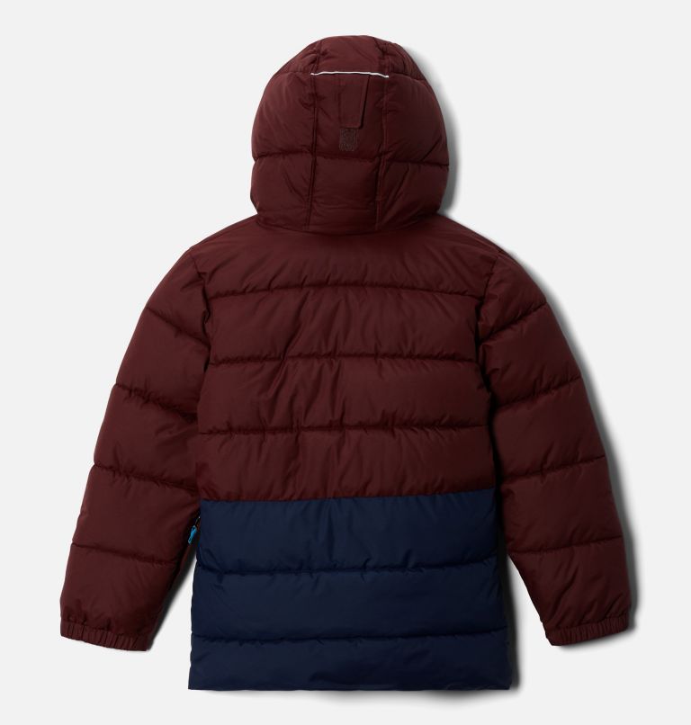 Boys' Arctic Blast Ski Jacket, Color: Elderberry, Collegiate Navy, image 2