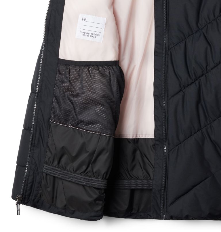 Girls' Arctic Blast Ski Jacket, Color: Black, image 3