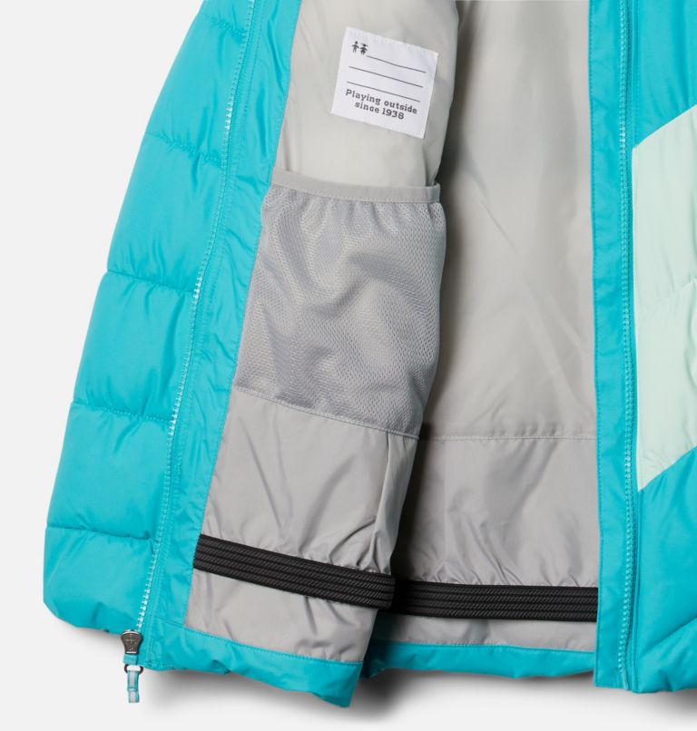 Thumbnail: Girls' Arctic Blast Ski Jacket, Color: Geyser, Sea Ice, image 3