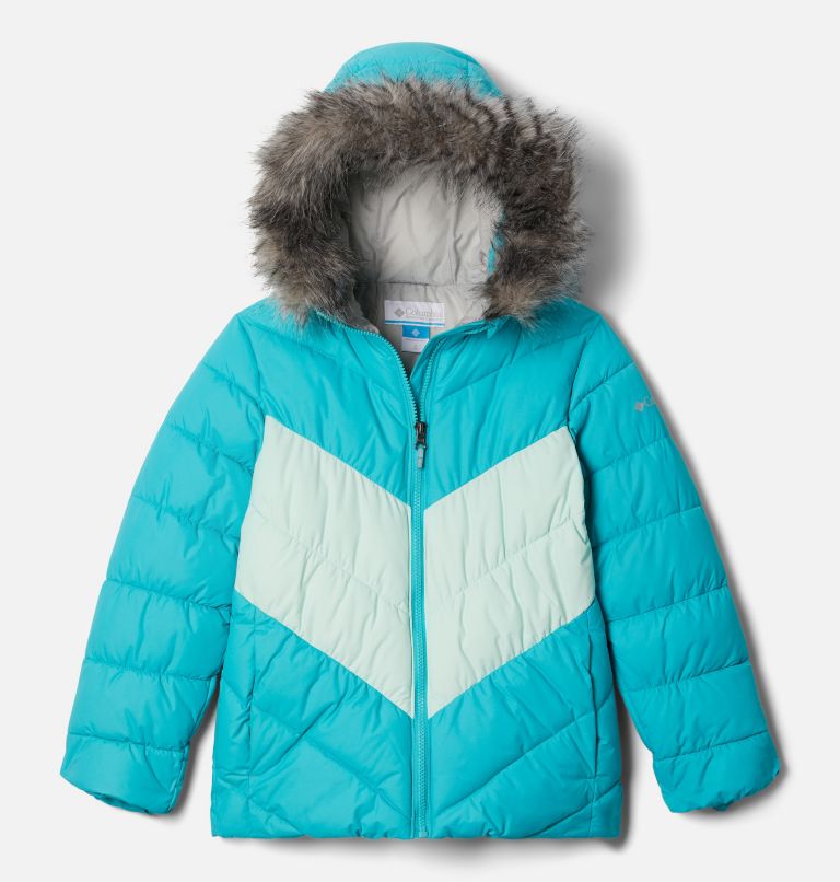 Girls' Arctic Blast Ski Jacket, Color: Geyser, Sea Ice, image 1