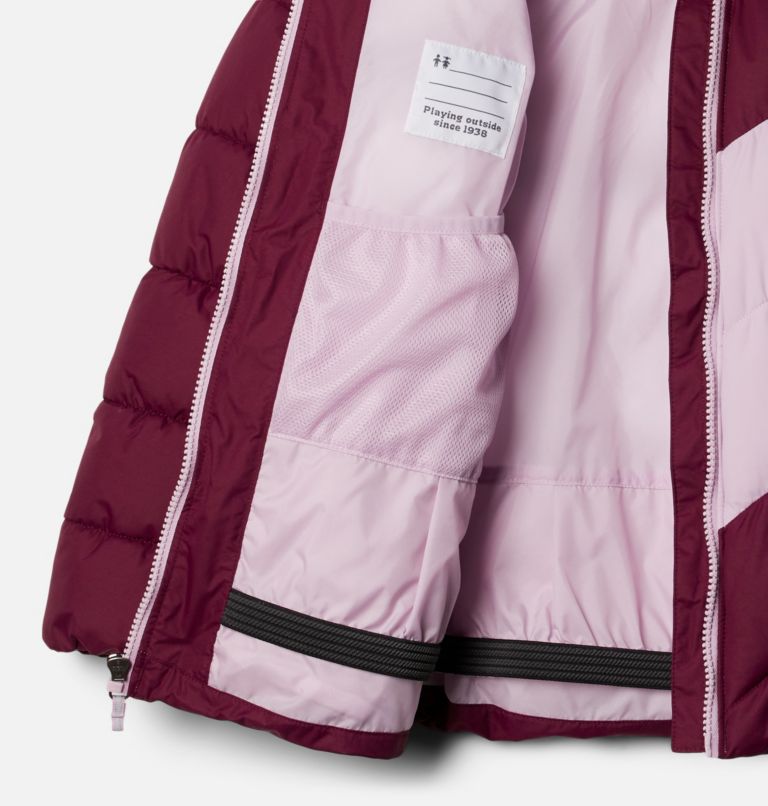 Girls' Arctic Blast Jacket, Color: Marionberry, Aura, image 3