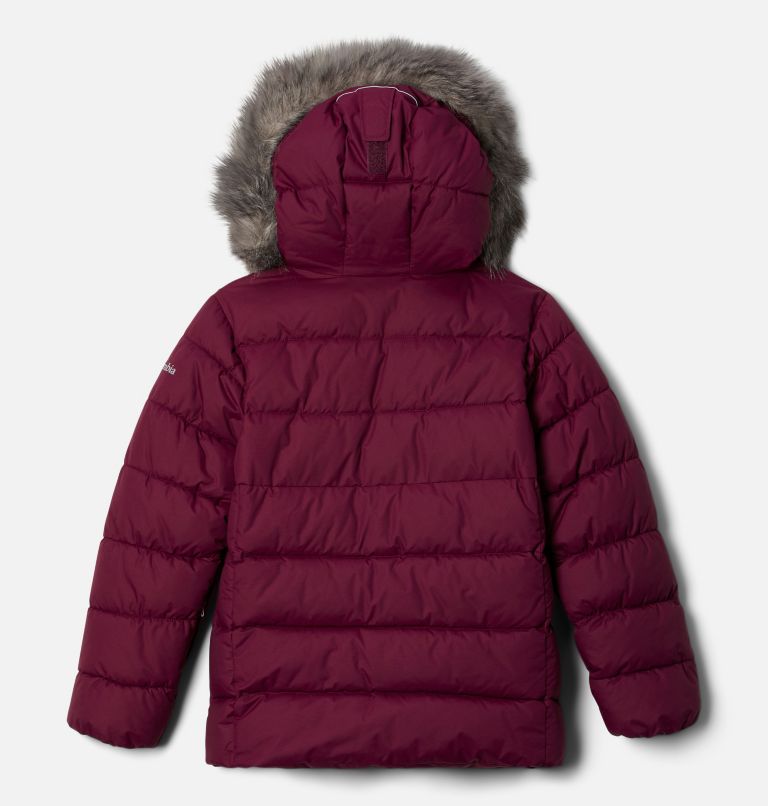 Girls' Arctic Blast Jacket, Color: Marionberry, Aura, image 2