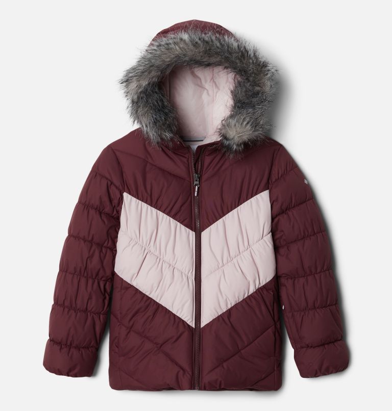Thumbnail: Girls' Arctic Blast Ski Jacket, Color: Malbec, Mineral Pink, image 1