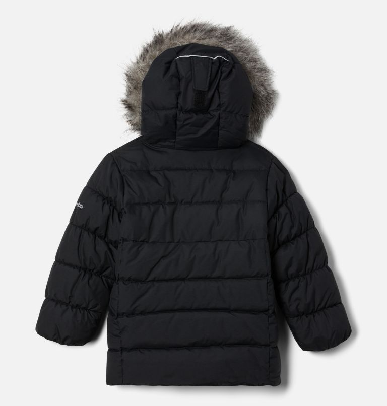 Thumbnail: Girls' Toddler Arctic Blast Jacket, Color: Black, image 2