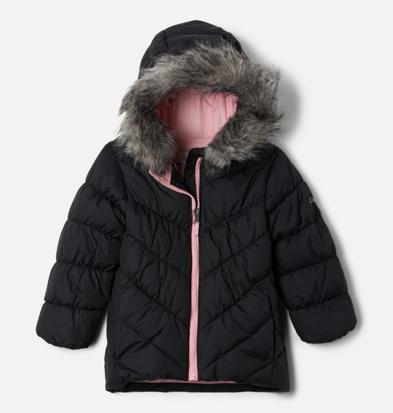 Thumbnail: Girls' Toddler Arctic Blast Jacket, Color: Black, image 1