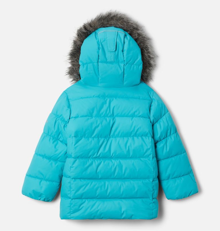 Thumbnail: Girls' Toddler Arctic Blast Jacket, Color: Geyser, Sea Ice, image 2