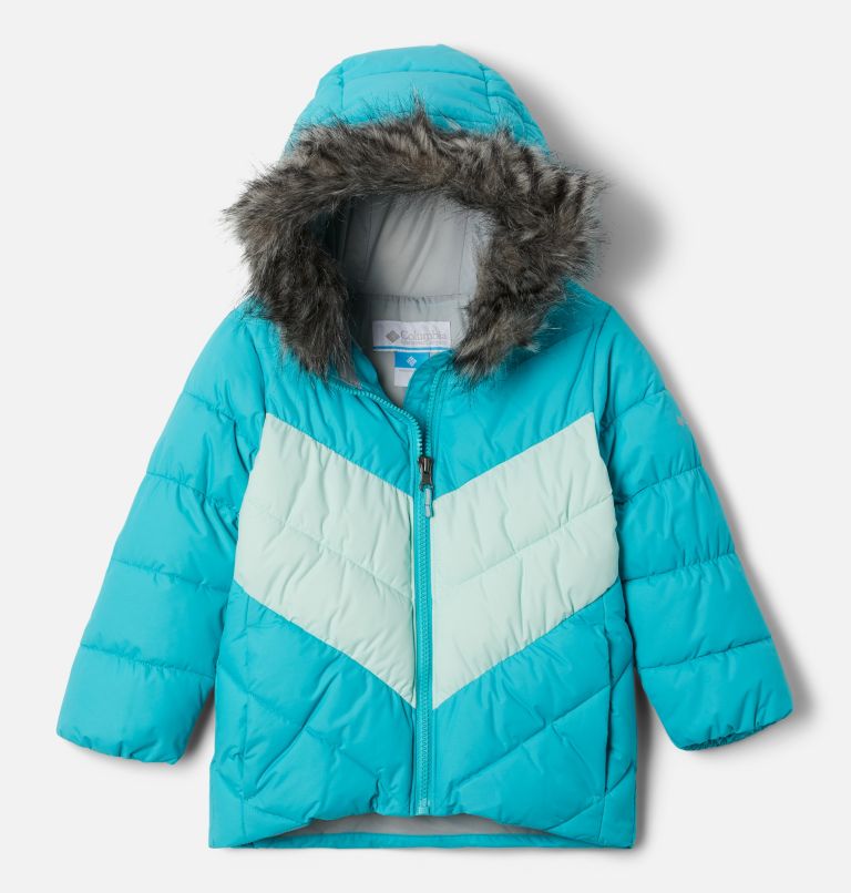 Thumbnail: Girls' Toddler Arctic Blast Jacket, Color: Geyser, Sea Ice, image 1
