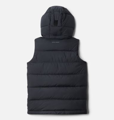 Youth Pike Lake Hooded Vest Pike Lake&trade; Hooded Vest | 618 | S, Black, back
