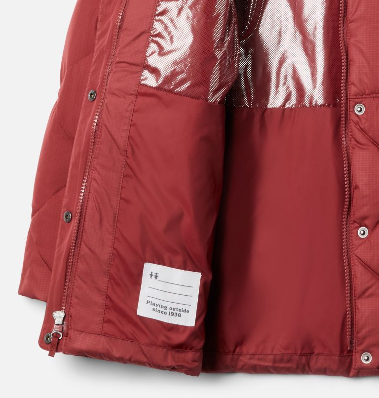 Manteau matelassé à capuchon Forest Park pour fille, Color: Marsala Red, Malbec, image 3