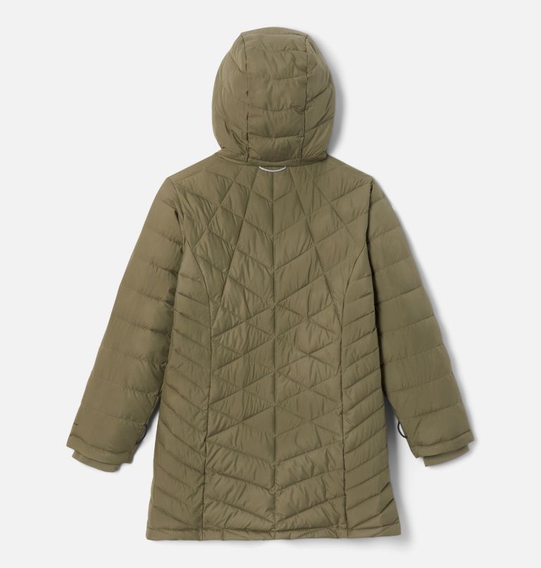 Girls' Heavenly Long Jacket, Color: Stone Green, image 2