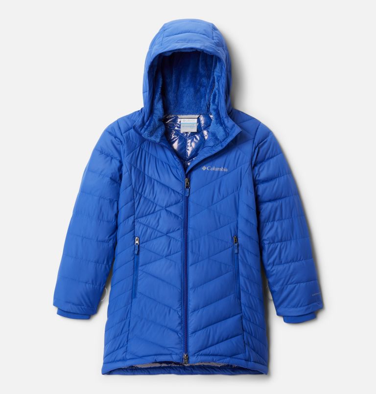 Girls' Heavenly Long Jacket, Color: Lapis Blue, image 1