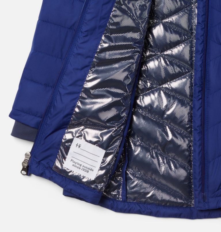 Girls' Heavenly Long Jacket, Color: Dark Sapphire, image 3