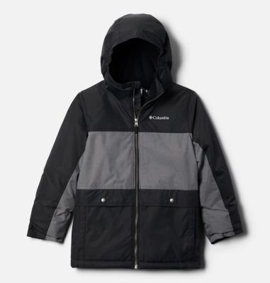 Boys' Porteau Cove&trade; Jacket Porteau Cove&trade; Jacket | 327 | M, Black Heather, City Grey Heather, front