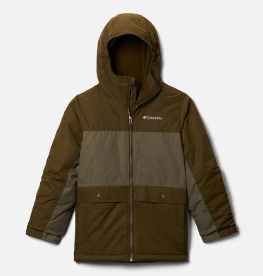 Boys' Porteau Cove&trade; Jacket Porteau Cove&trade; Jacket | 327 | M, New Olive Heather, Stone Green Heather, front