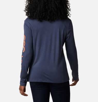 Women's Autumn Trek Long Sleeve Relaxed T-Shirt Autumn Trek&trade; LS Relaxed Tee | 466 | L, Nocturnal Heather, CSC Urban, back