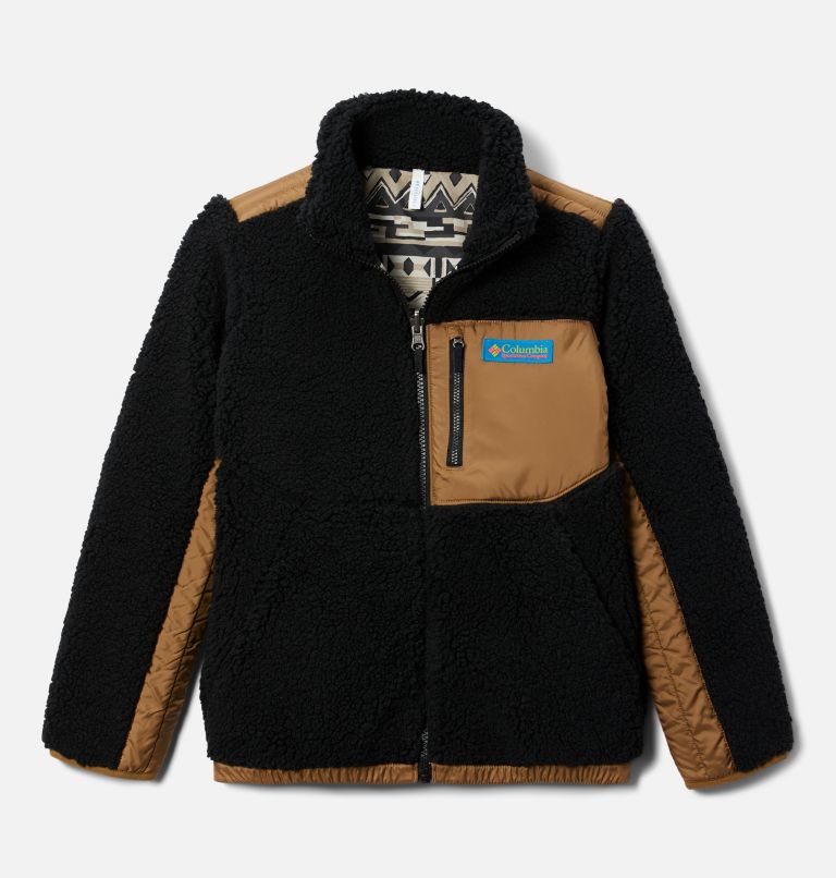 Kids' Archer Ridge Reversible Full Zip Jacket, Color: Black, Delta, image 1