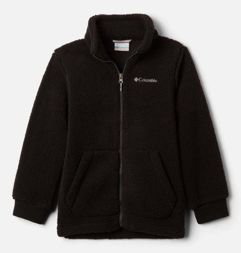 Boys' Rugged Ridge II Full Zip Sherpa, Color: Black, image 1