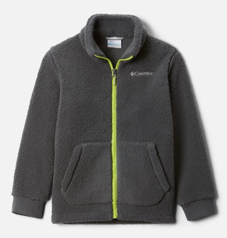 Boys' Rugged Ridge II Full Zip Sherpa, Color: Grill, image 1