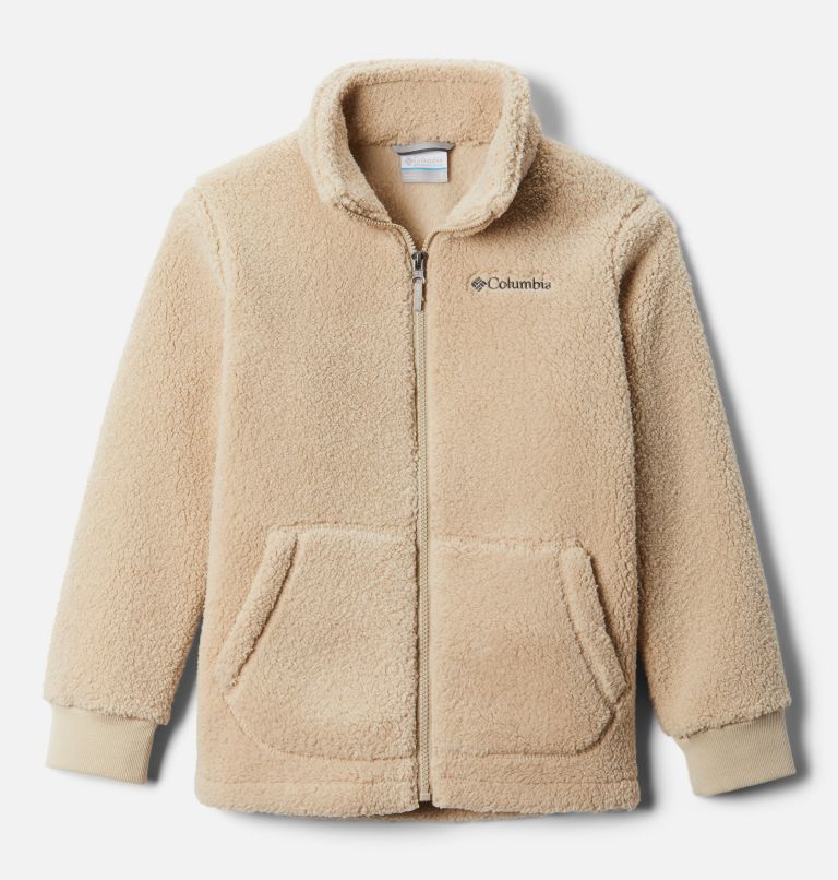Boys' Rugged Ridge II Full Zip Sherpa, Color: Ancient Fossil, image 1