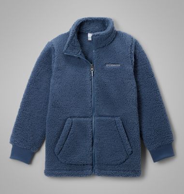 Boys' Rugged Ridge II Full Zip Sherpa, Color: Dark Mountain, image 1