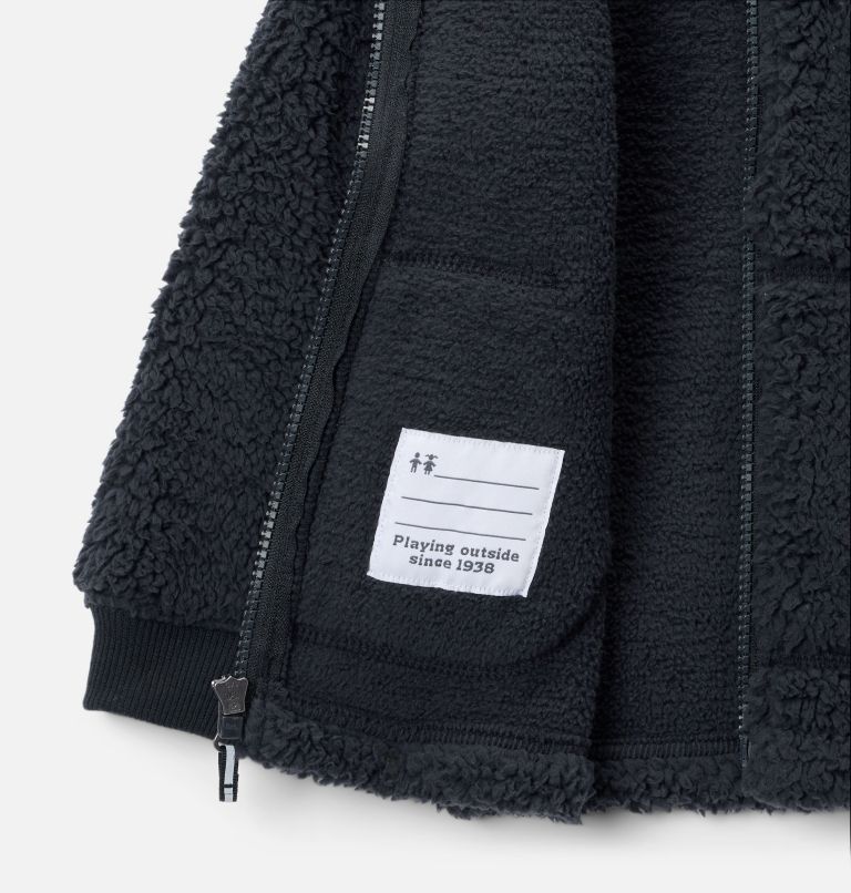 Boys' Toddler Rugged Ridge II Full Zip Sherpa Fleece Jacket, Color: Black, image 3