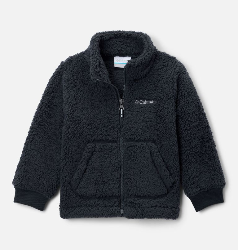 Boys' Toddler Rugged Ridge II Full Zip Sherpa Fleece Jacket, Color: Black, image 1