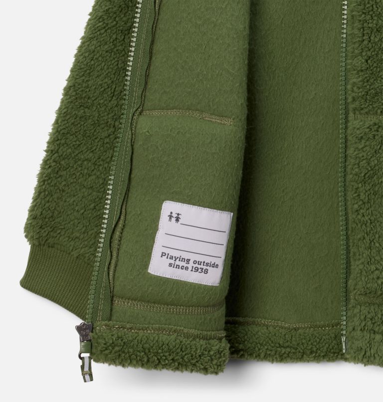 Boys' Toddler Rugged Ridge II Full Zip Sherpa Fleece Jacket, Color: Canteen, image 3