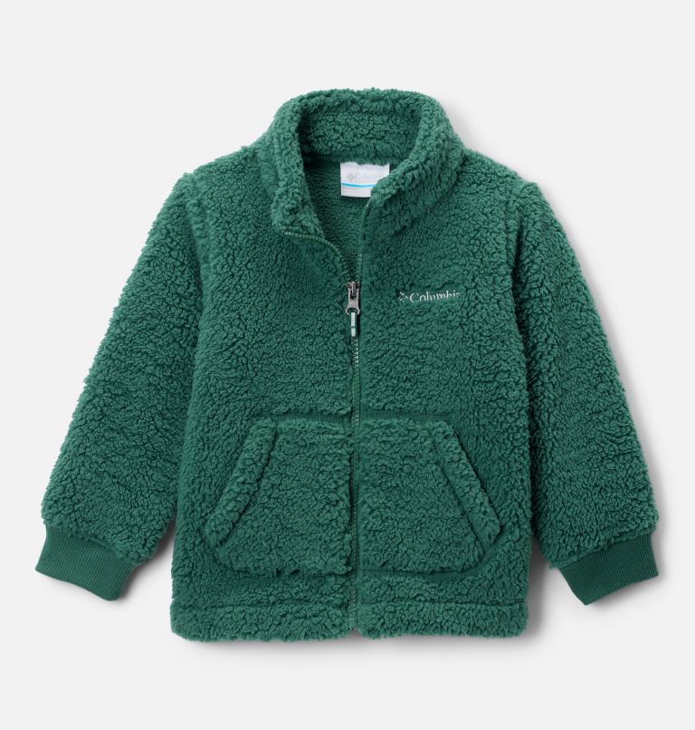 Boys' Toddler Rugged Ridge II Full Zip Sherpa Fleece Jacket, Color: Rain Forest, image 1