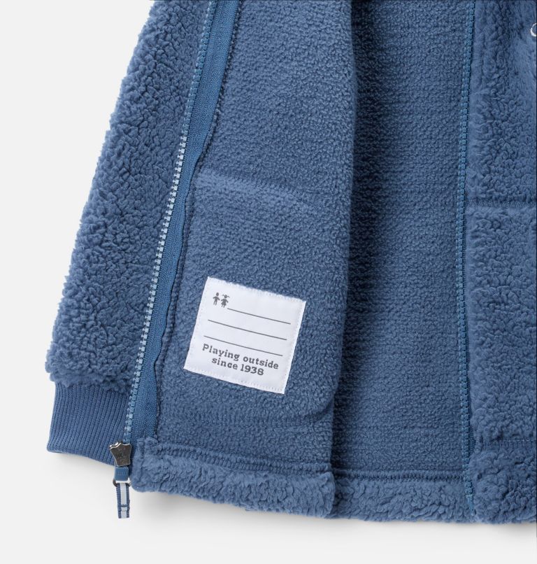 Boys' Toddler Rugged Ridge II Full Zip Sherpa Fleece Jacket, Color: Dark Mountain, image 3
