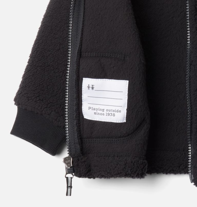 Infant Rugged Ridge II Full Zip Sherpa Fleece Jacket, Color: Black, image 3