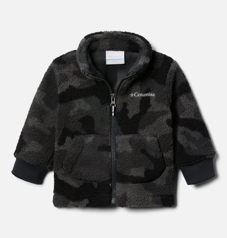 Infant Rugged Ridge II Full Zip Sherpa Fleece Jacket, Color: Black Trad Camo