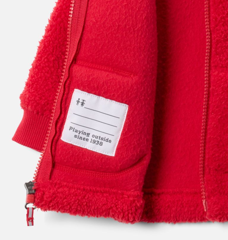 Infant Rugged Ridge II Full Zip Sherpa Fleece Jacket, Color: Mountain Red, image 3
