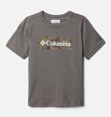 Boys' Roast and Relax Short Sleeve Shirt Roast and Relax&trade; Graphic SS Tee | 464 | S, Charcoal Heather, front