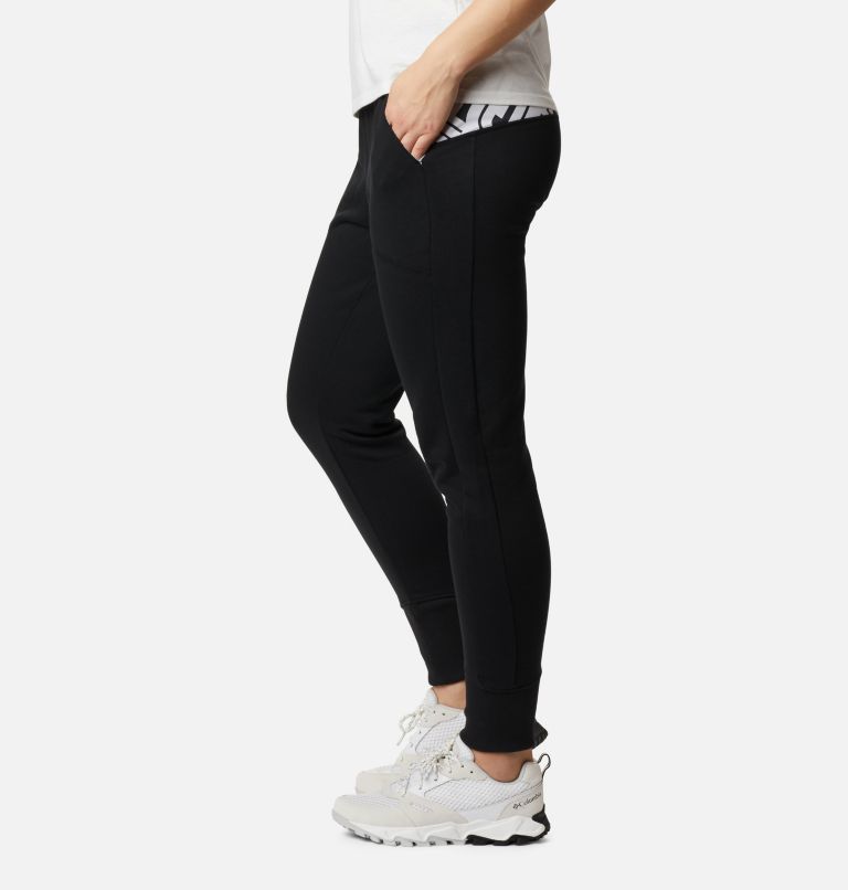 Columbia Lodge Knit Jogger | 010 | XXL, Color: Black, White Typo Print, image 3