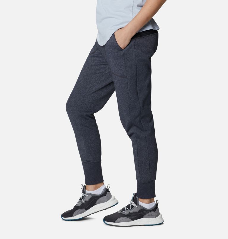 Women's Columbia Lodge Knit Joggers, Color: Shark Heather, image 3