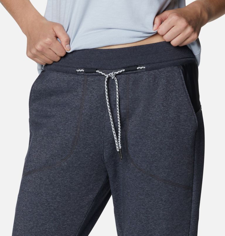 Women's Columbia Lodge Knit Joggers, Color: Shark Heather, image 4