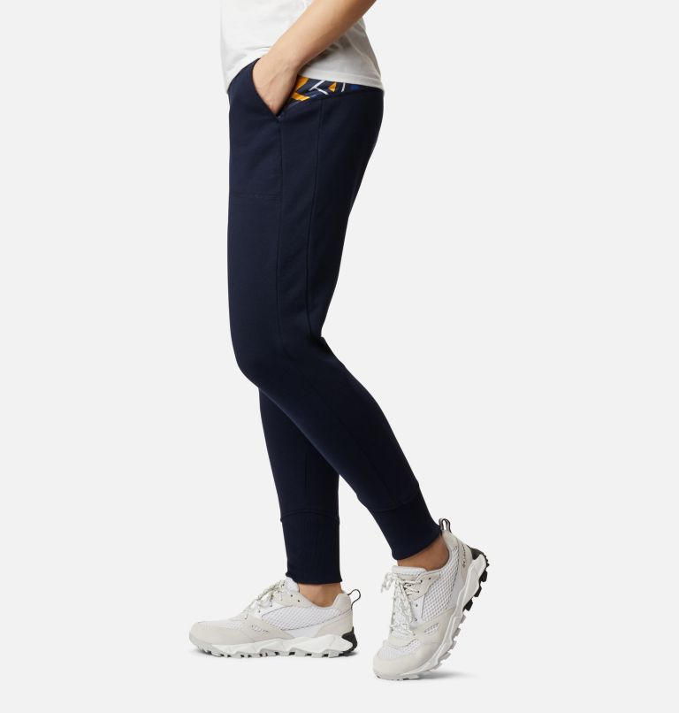 Columbia Lodge Knit Jogger | 472 | XS, Color: Dark Nocturnal, Typo Multi Print, image 3