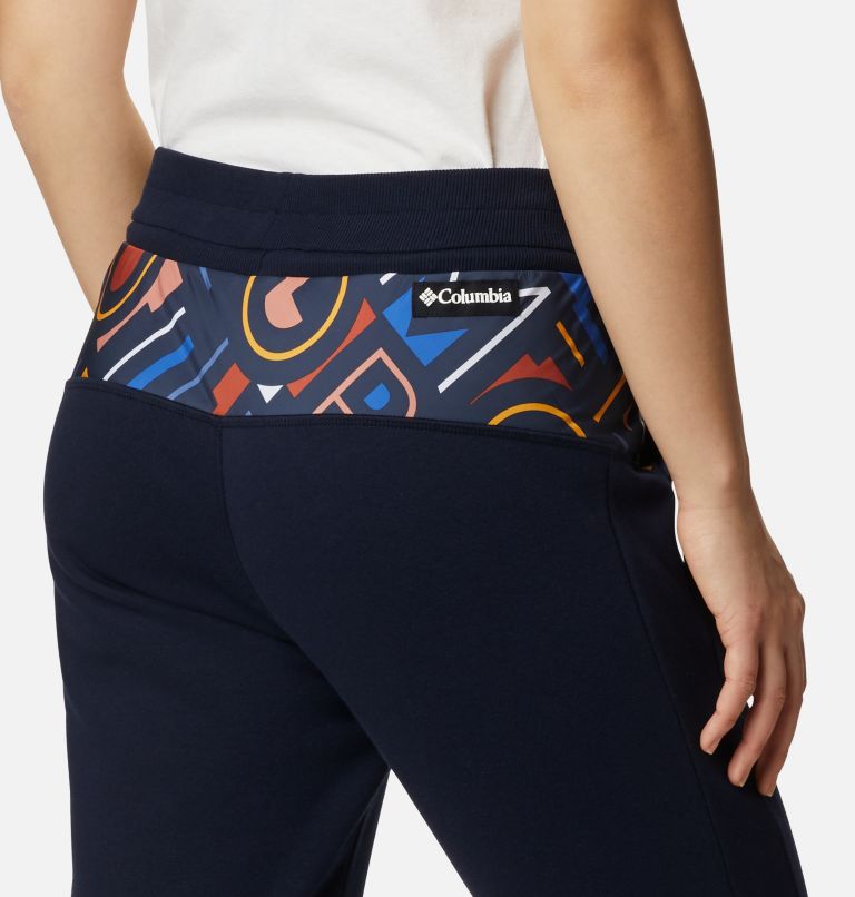 Columbia Lodge Knit Jogger | 472 | XS, Color: Dark Nocturnal, Typo Multi Print, image 5