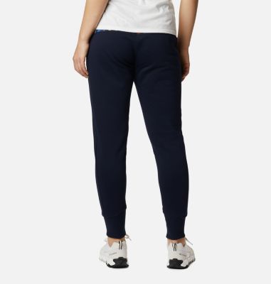 Jogging en tricot Columbia Lodge femme Columbia Lodge&trade; Knit Jogger | 010 | XS, Dark Nocturnal, Typo Multi Print, back