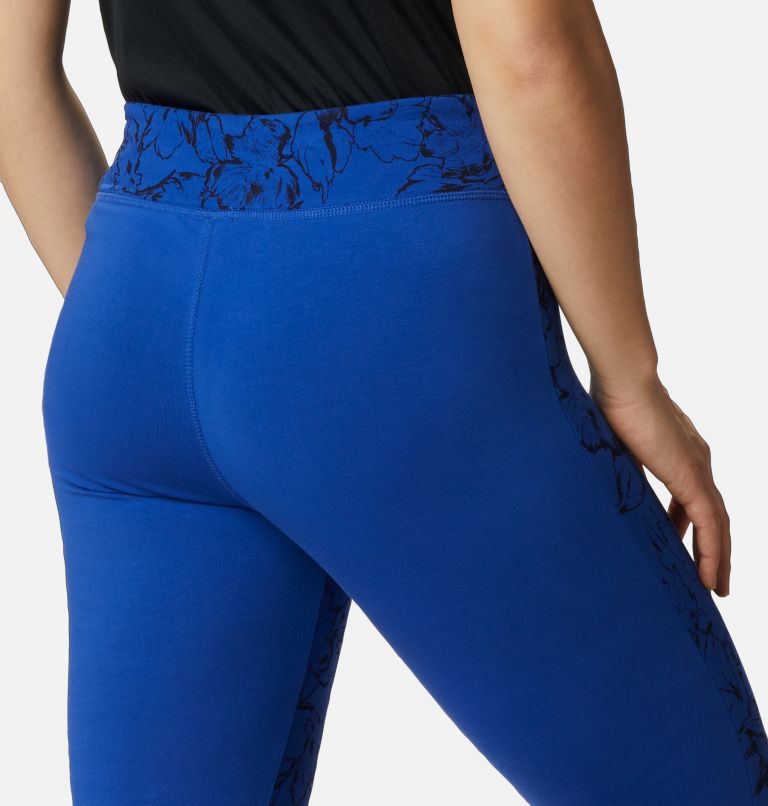 Women's Columbia Lodge Legging, Color: Lapis Blue Brushstroke Print, image 5