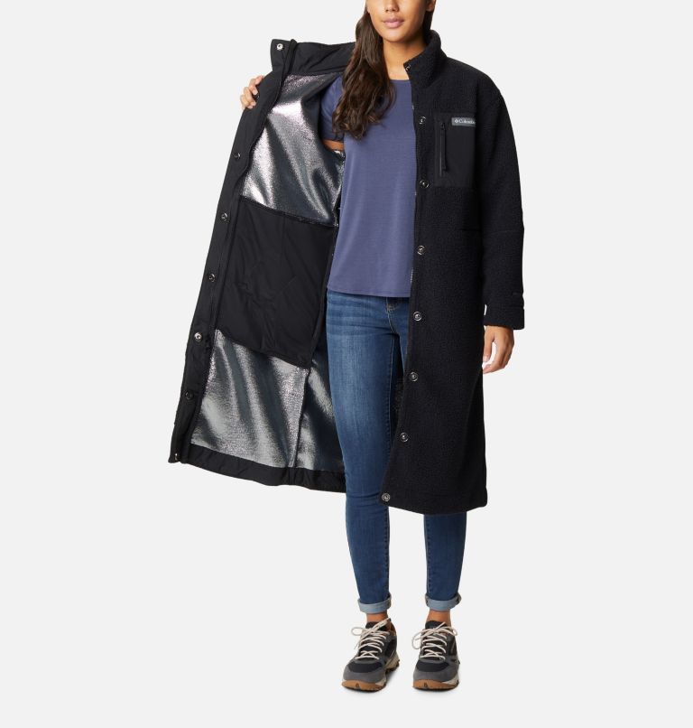 Thumbnail: Women's Panorama Full Length Jacket, Color: Black, image 5