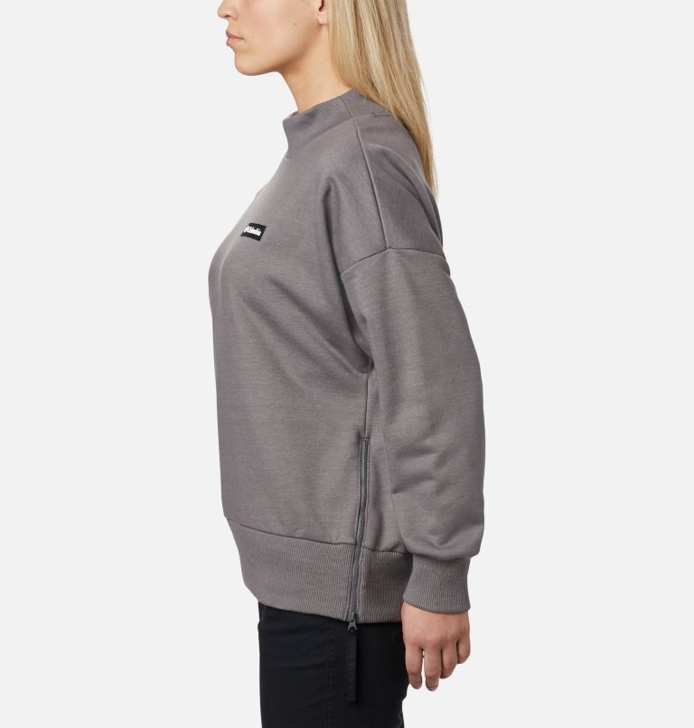 Chandail épais à col rond Columbia Lodge pour femme, Color: City Grey Heather, image 3